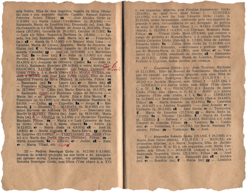 Esboço de uma Genealogia — Págs. 32 e 33